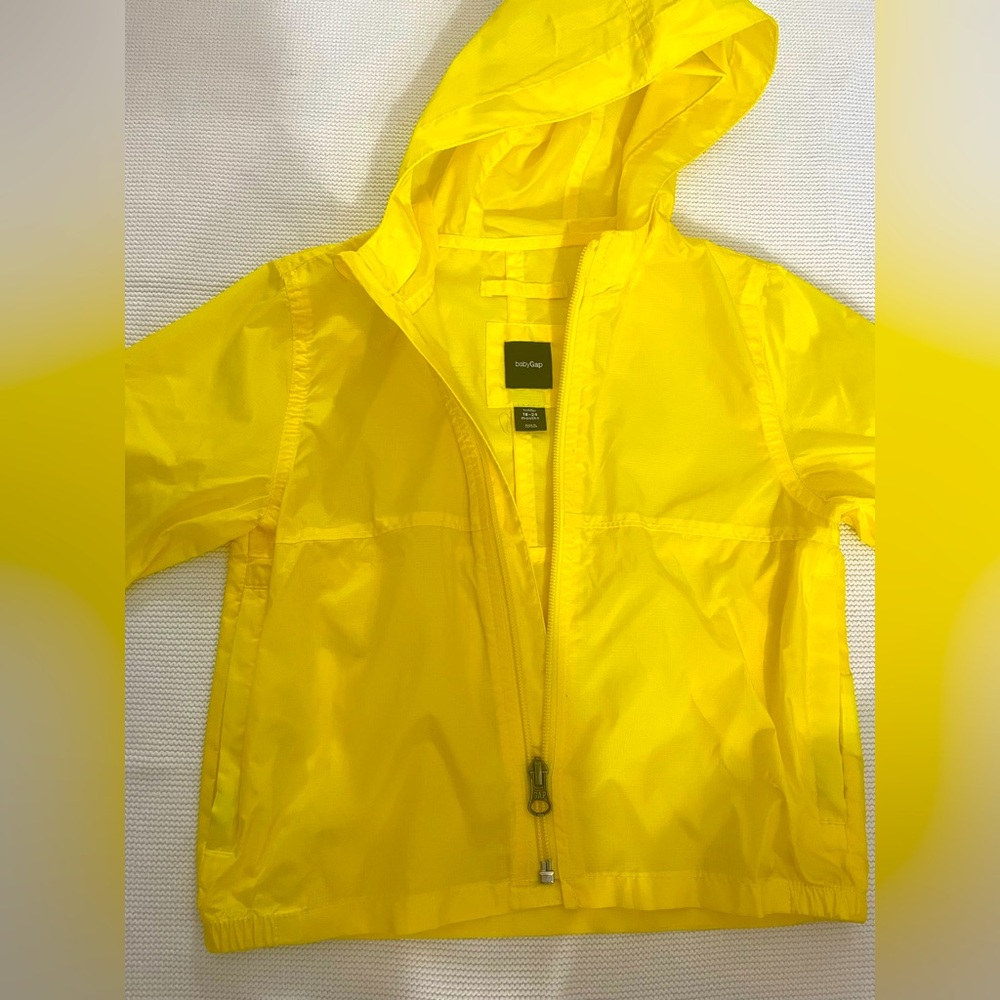 Yellow Raincoat/windbreaker